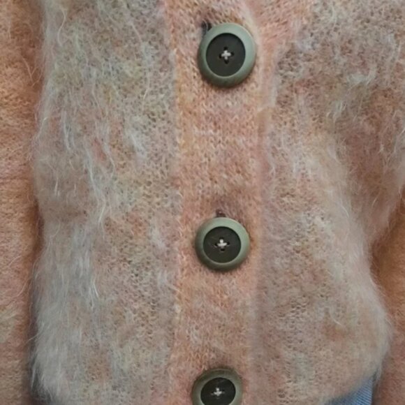 🧶 Free People Mohair Sweater Cardigan – Size S - Picture 6 of 8